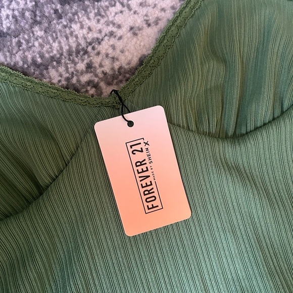 NWT FOREVER21 X SHEIN Ribbed 2-Piece Maxi Skirt Set - Picture 3 of 8